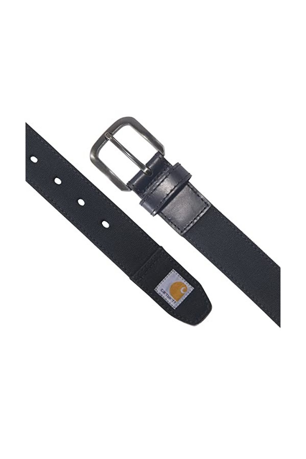 Carhartt Ceinture robuste décontractée pour femme, disponible en plusieurs styles, couleurs et tailles, toile de canard noir