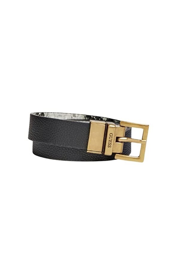 Guess Cinta donna in pelle/ecopelle reversibile di colore nero C23GU06 BW7675VIN25 L