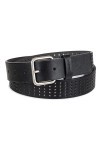 Dickies Ceinture d contract e en cuir perfor pour femme, Noir, S