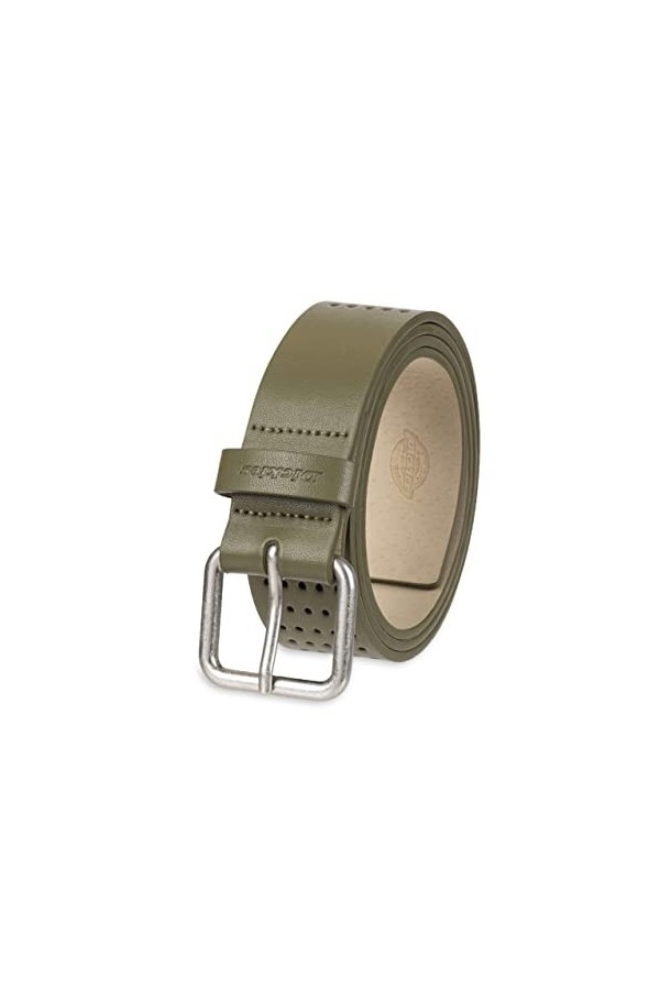 Dickies Ceinture d contract e en cuir perfor pour femme, olive, M