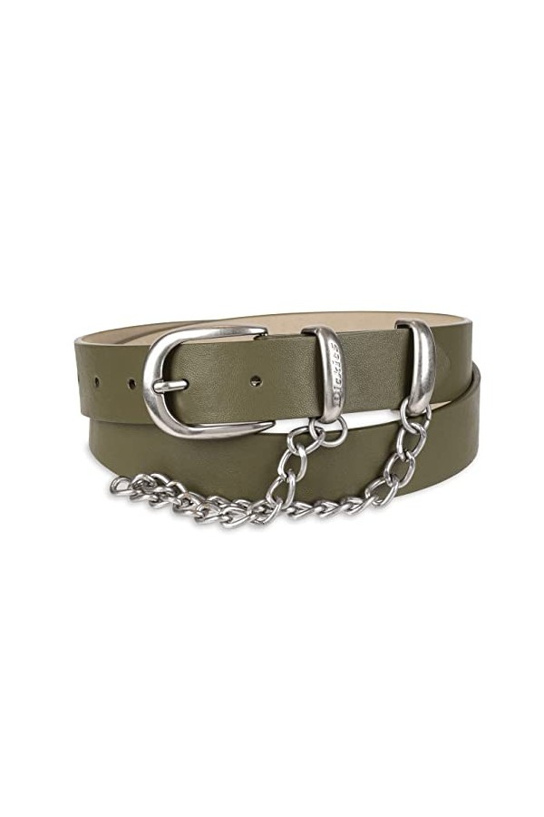 Dickies Ceinture décontractée en Cuir Suspendre, Chaîne dolive, XL Femme