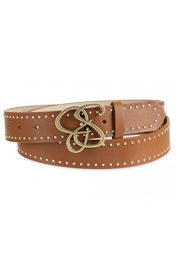 Jessica Simpson Buckle Leather Belt Ceinture, Peau, XL Femme