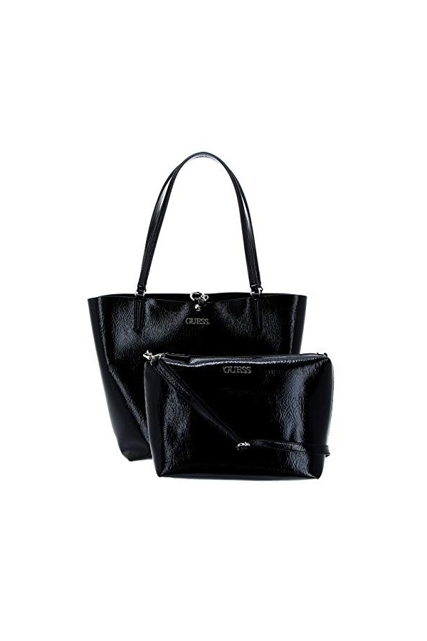 Guess Alby Toggle Tote, Sac Femme, Coal/Black, Size One
