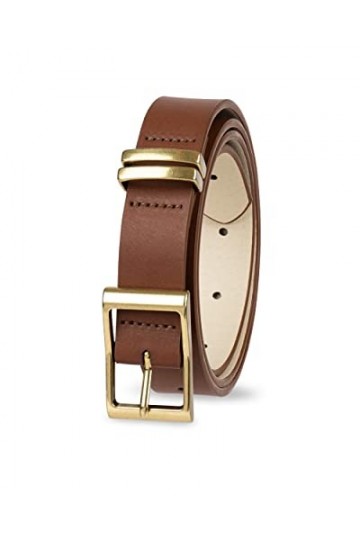 Jessica Simpson Womens Adjustable Perforated Waist Belt with Holes Tan, Size Small 