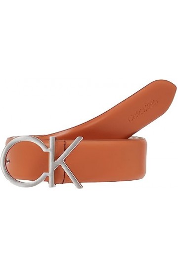 Calvin Klein RE-Lock CK Logo Belt 30MM Ceintures, Autumn Leaf, 70 Femme