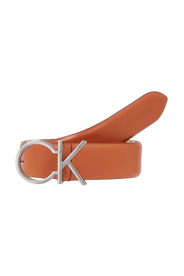 Calvin Klein RE-Lock CK Logo Belt 30MM Ceintures, Autumn Leaf, 70 Femme