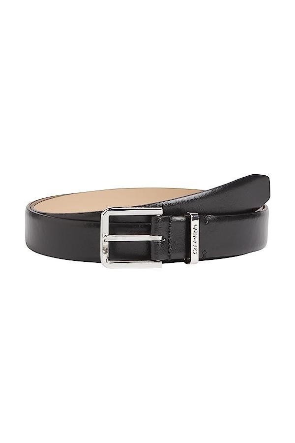 Calvin Klein Must Metal Loop Belt 25MM Ceinture, CK Black, 90 Femme