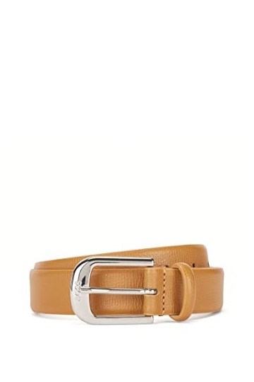 BOSS Femmes Anna Belt 3cm Ceinture en cuir italien avec boucle à logo