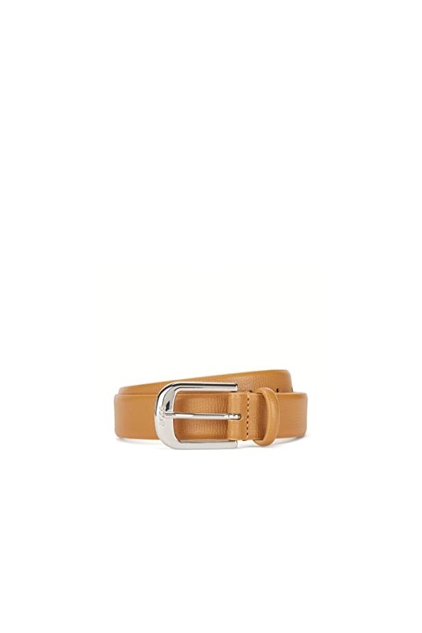 BOSS Femmes Anna Belt 3cm Ceinture en cuir italien avec boucle à logo