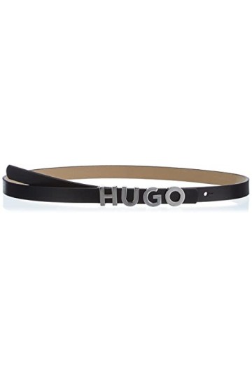 HUGO Zula Belt 1,5cm Ceinture, White100, 75 Femme