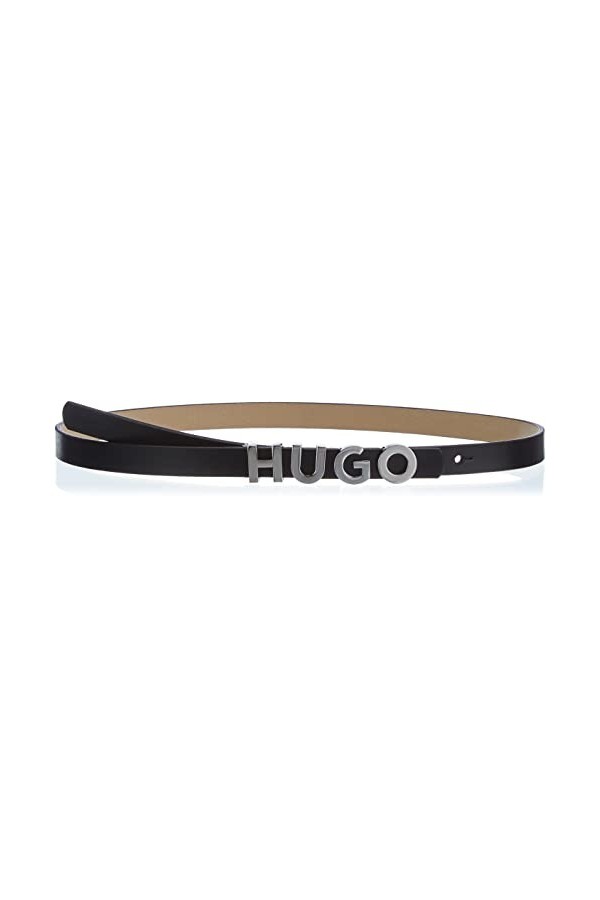 HUGO Zula Belt 1,5cm Ceinture, White100, 75 Femme