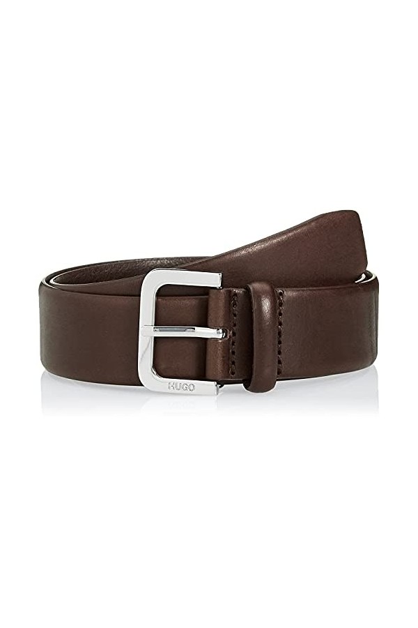 HUGO Zana Belt 3,5cm-VC Ceinture, Beige Moyen 260, 90 Femme
