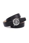 Anthoni Crown Ledergürtel Ceinture, Schwarz, 100 Femme