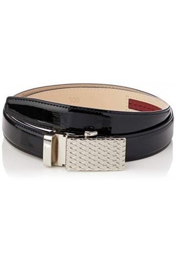 Anthoni Crown Ledergürtel Ceinture, Schwarz, 85 Femme