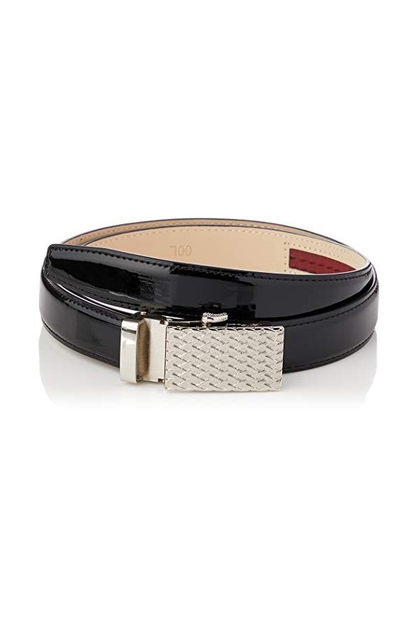 Anthoni Crown Ledergürtel Ceinture, Schwarz, 85 Femme