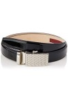 Anthoni Crown Ledergürtel Ceinture, Schwarz, 85 Femme