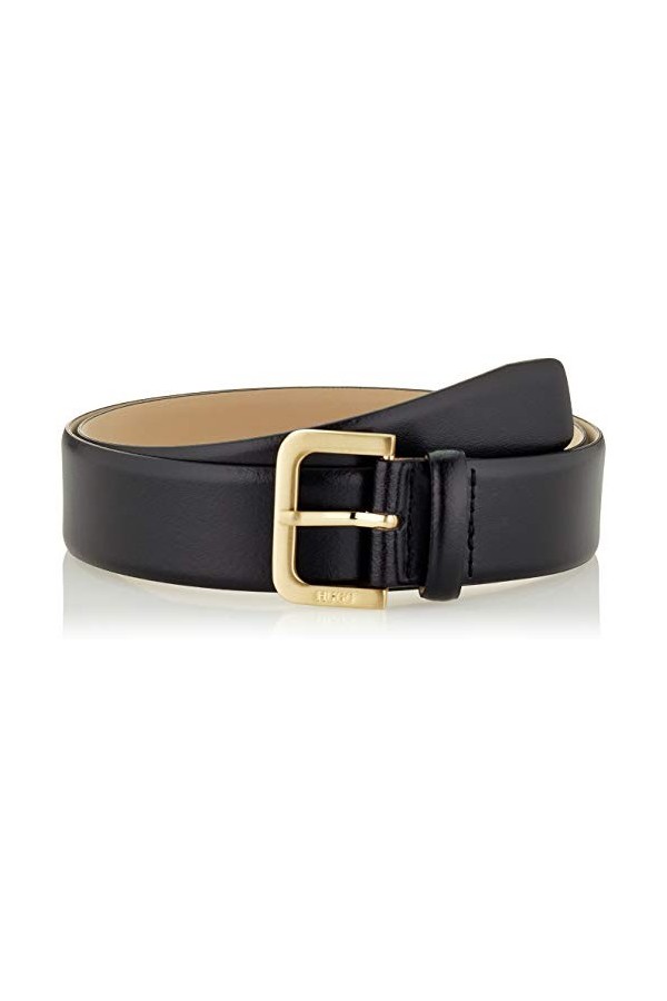 HUGO Ceinture Zana 3,5 cm, noir2, 55 Femme