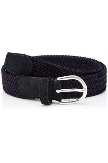 Gant Elastic Braid Belt Ceinture, Marine, 80cm / 32W Femme
