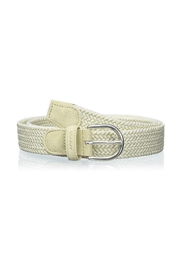 Gant Elastic Braid Belt Ceinture, Marine, 80cm / 32W Femme