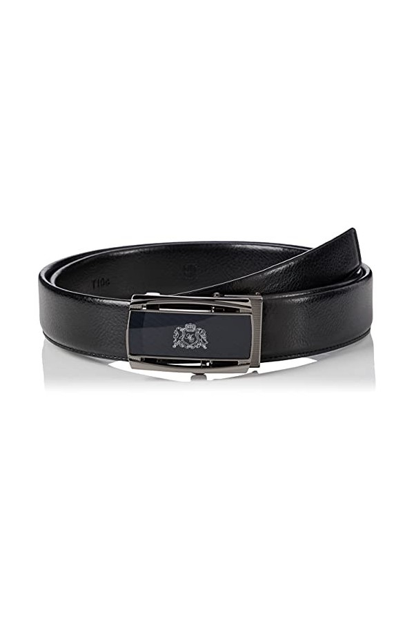 Anthoni Crown 3GT10C Ceinture, Noir, 115 Homme