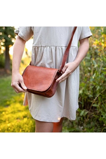 Gusti Petit Sac Bandouliere Femme cuir - Summer 7,9" sac besace petit sac a main