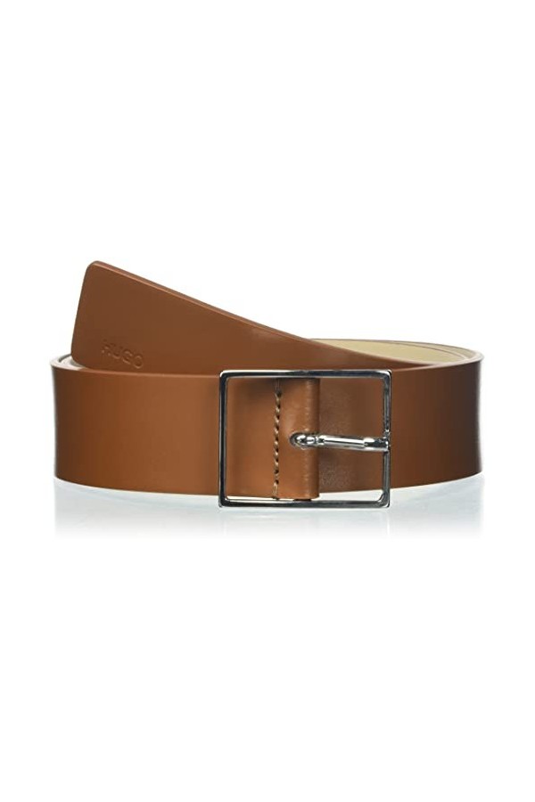 HUGO Allie Belt 3,5cm Ceinture, Medium Brown215, 90 Femme