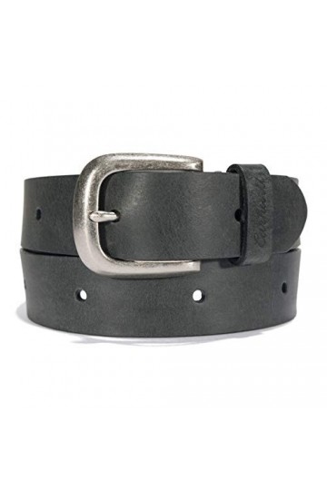 Carhartt Ceinture en cuir tanné continu pour femme, Noir, L