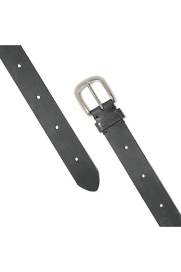 Carhartt Ceinture en cuir tanné continu pour femme, Noir, L