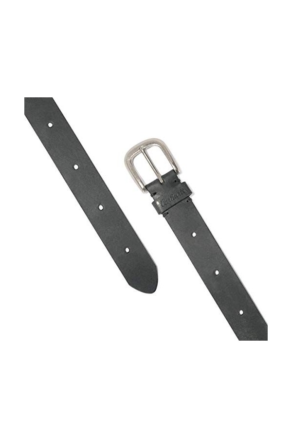 Carhartt Ceinture en cuir tanné continu pour femme, Noir, L