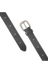 Carhartt Ceinture en cuir tanné continu pour femme, Noir, L