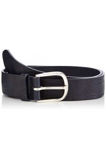 BRAX Ledergürtel mit PräGung Ceinture, Bleu Marine, 6651 Taille du Fabricant : 95 Femme