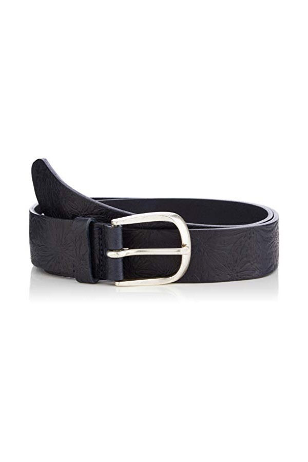 BRAX Ledergürtel mit PräGung Ceinture, Bleu Marine, 6651 Taille du Fabricant : 95 Femme