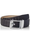 Anthoni Crown Ledergürtel Ceinture, Noir, 110 cm Femme