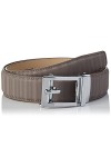 Anthoni Crown Ledergürtel Ceinture, Gris, 80 cm Femme