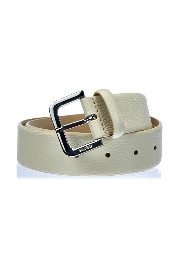 HUGO Zana Belt 3,5cm-P Ceinture, Open White110, 55 Femme