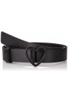 HUGO Herz_Sz30 Ceinture, Black2, 80 aux Femmes