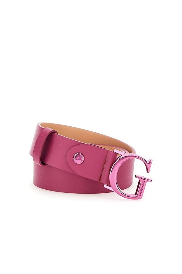 GUESS Ceinture Style avec fermeture réglable à emboîtement avec boucle Rose Similicuir 100-115, Rose - Similicuir - 100-115, 