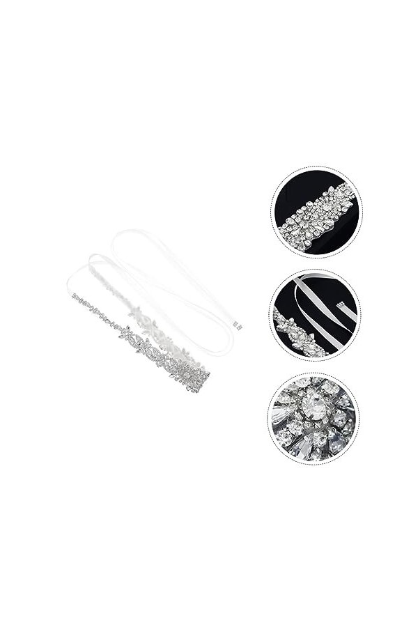 Abaodam 3 Pièces Girly Robe De Mariée Taille Strass Ceintures Pour Femmes Ceinture Décorative Femmes S Ceintures Robes De Mar