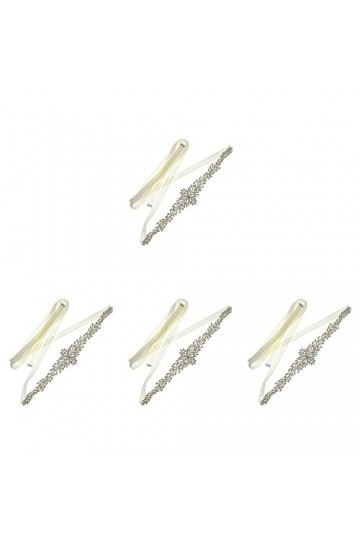 SOIMISS 4 Pièces Mariée Ceinture De Mariage Robe De Mariée Ceinture Ceinture De Mariée Strass Taille Ceinture Femmes Ceinture