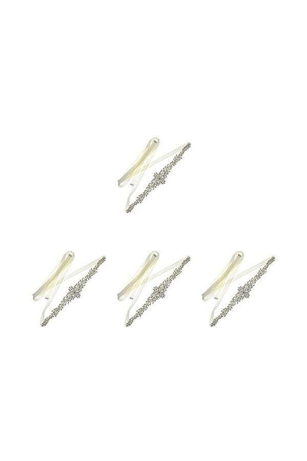 SOIMISS 4 Pièces Mariée Ceinture De Mariage Robe De Mariée Ceinture Ceinture De Mariée Strass Taille Ceinture Femmes Ceinture