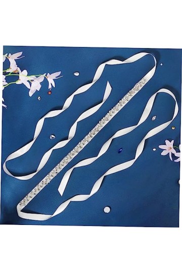 Abaodam 5 Pièces Strass Ceinture Paillettes Ceinture Fleur Ceinture De Mariage Ceinture Pour Mariée Sequin Ceinture Nuptiale 