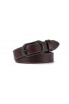 KAIXINDDDD Dames Ceinture en Cuir Étudiant De Mode Pur Ceinture en Peau De Vache Simple Sauvage Net Rouge Jeans Ceinture
