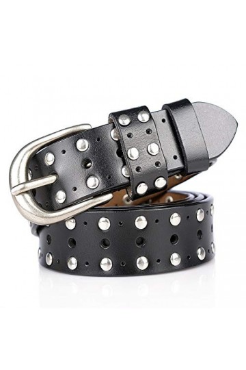 XY-man’s belt Confortable Ceinture en Cuir décontractée pour Femmes Jeans Pantalon Robe Boucle de Ceinture Ajustable Couleur