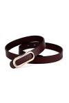 N /A KAIXINDDDD Ceinture Dames Pur Peau De Vache Noir Mode Simple Ceinture Sauvage Femelle Fine Ceinture en Cuir Décoration e