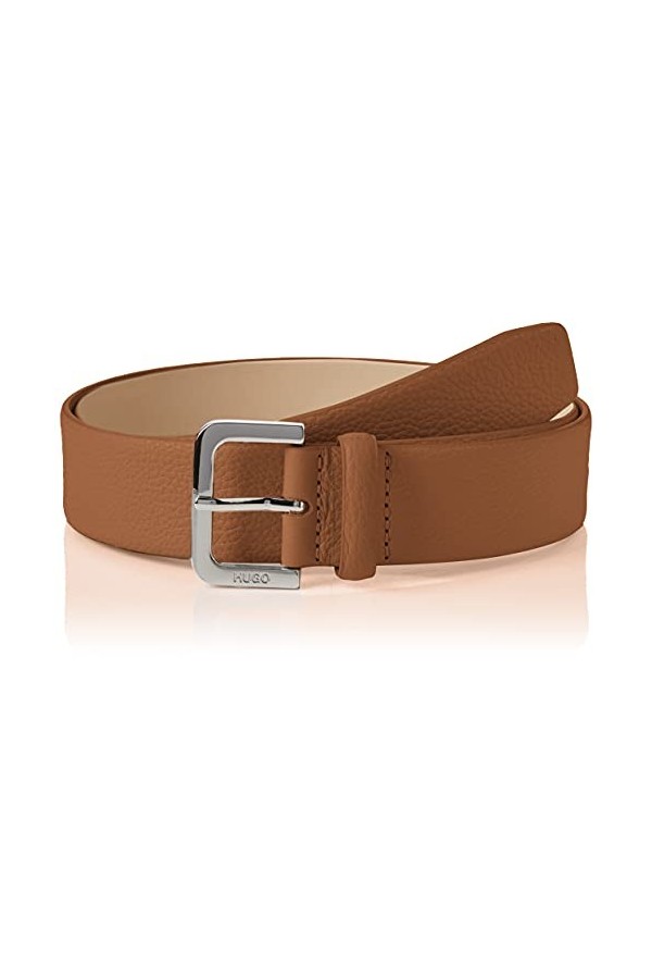 HUGO Ceinture Zana 3,5 cm, Medium Brown215, 85 cm Femme
