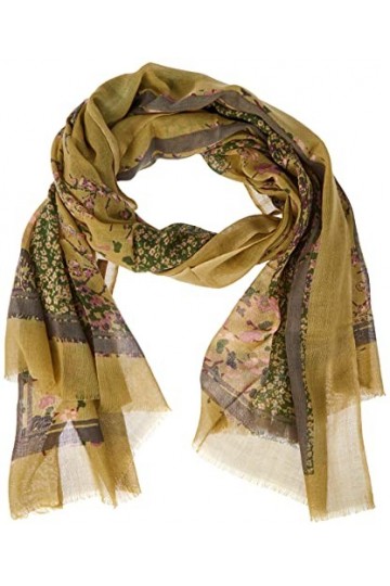 Unmade Copenhagen Fleurum Ceinture, Imprimé Vert/Rose, Taille Unique Femme