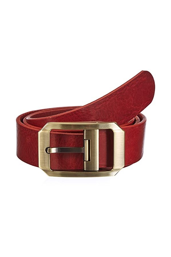 Anthoni Crown 30/4/4JB1601RE-80 Ceinture, Rouge, 80 cm Femme