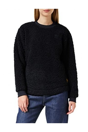 G-STAR RAW Carley Sweatshirt Femme ,Bleu mazarine blue D18234-C454-4213 , XS