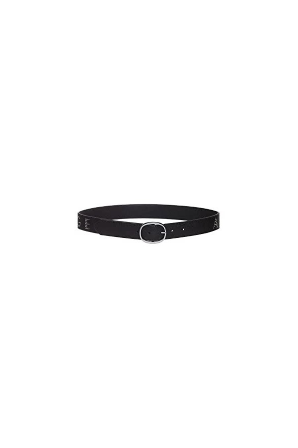 Armani Exchange Logo Studs Extended Ceinture, Noir, XXL Femme