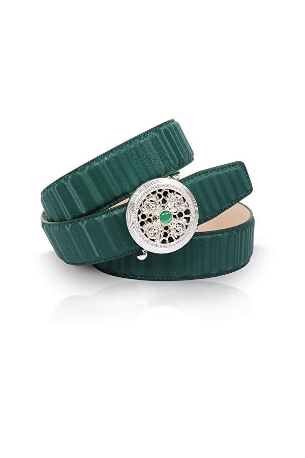 Anthoni Crown A123D50 Ceinture, Grün, 100 Femme